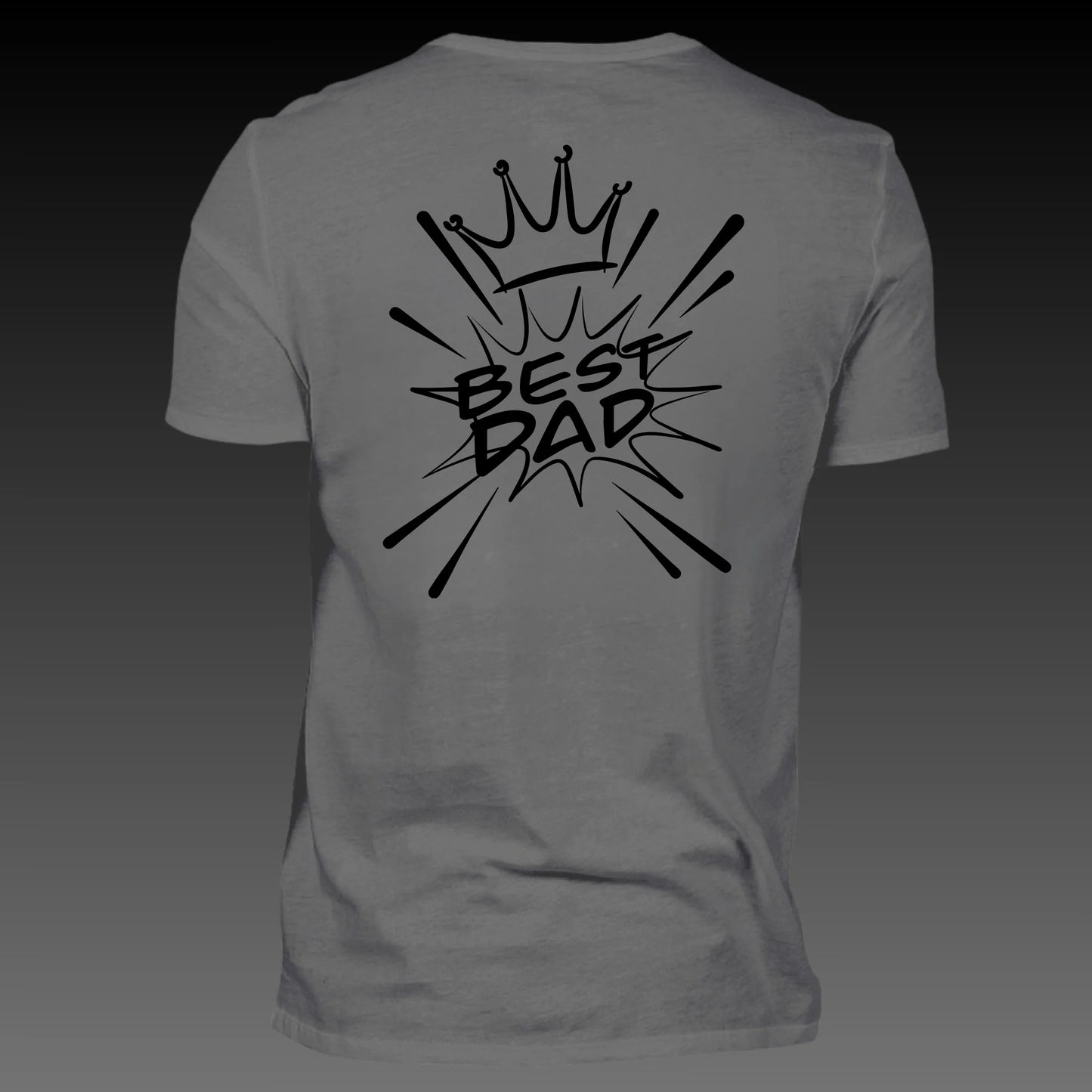 dark grey solid back