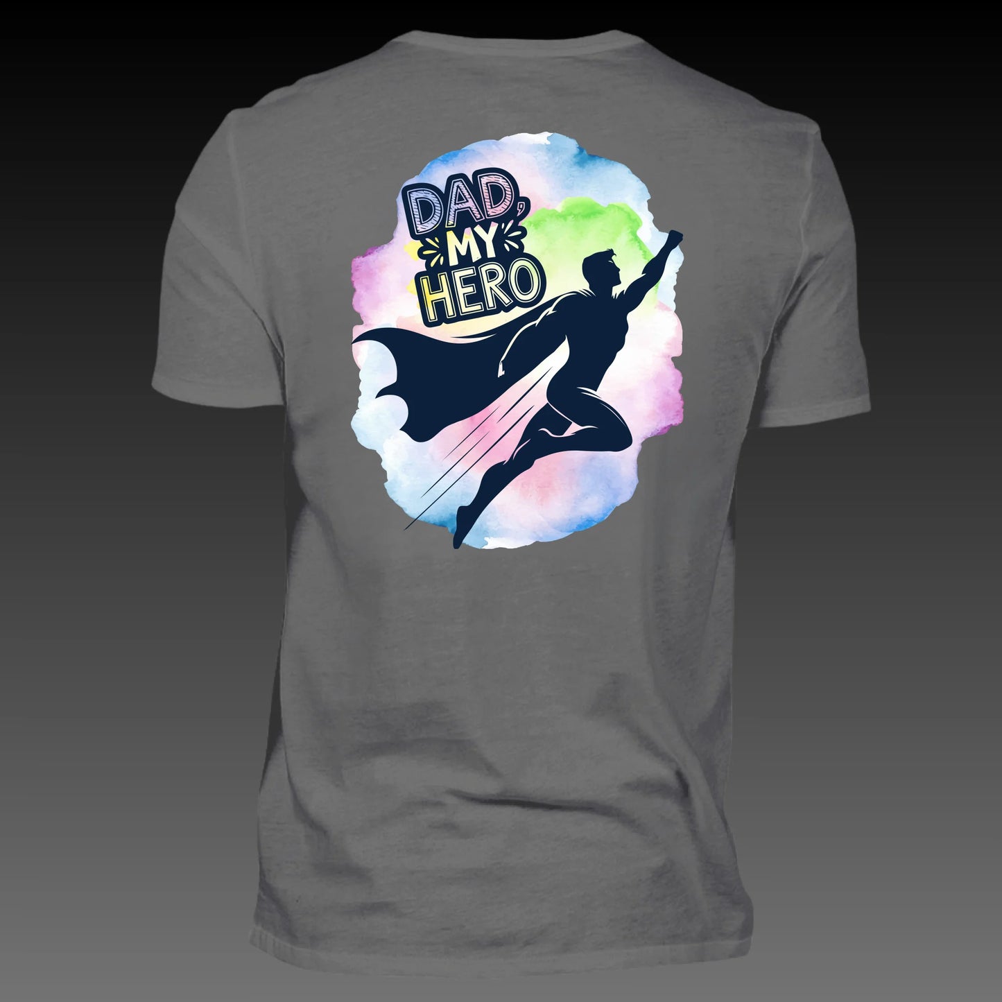 dark grey solid back