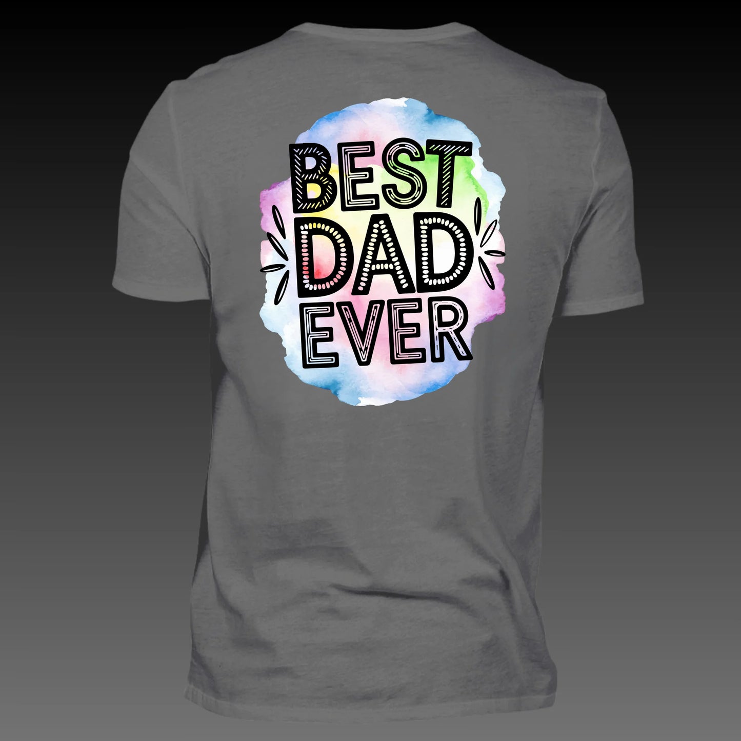 dark grey solid back