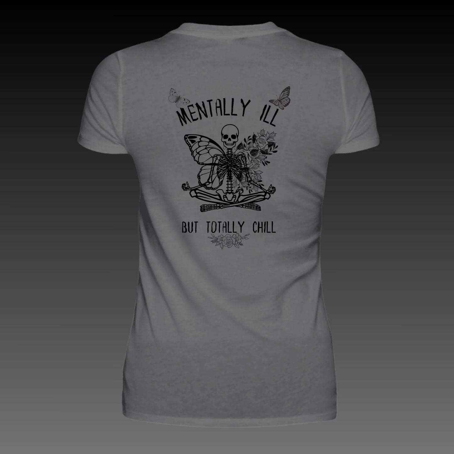 dark grey solid back