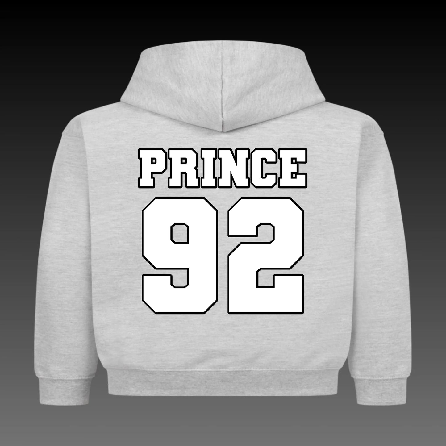 heather grey back