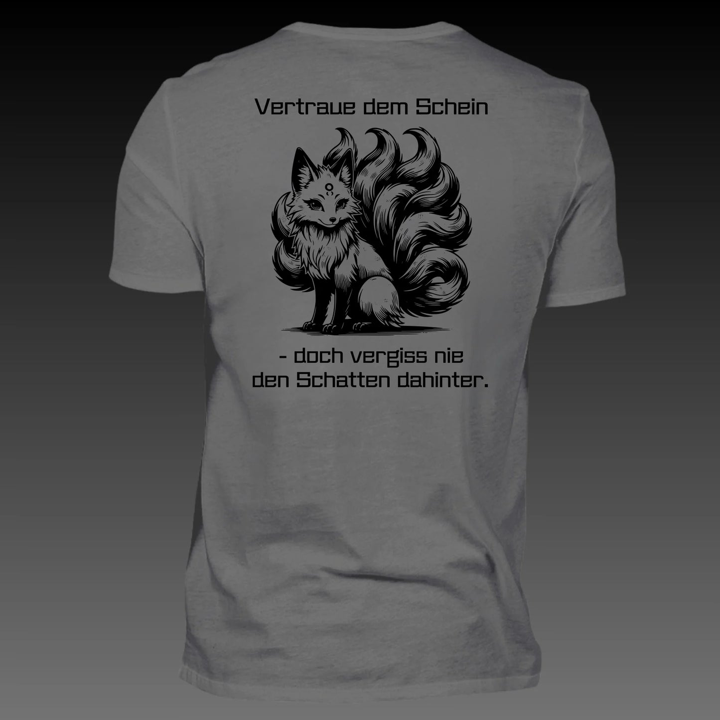 dark grey solid back