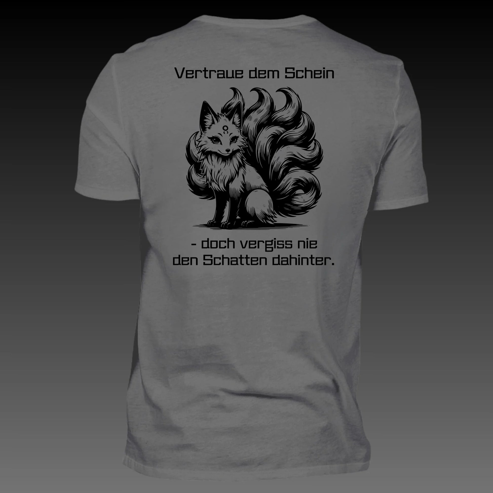 dark grey solid back