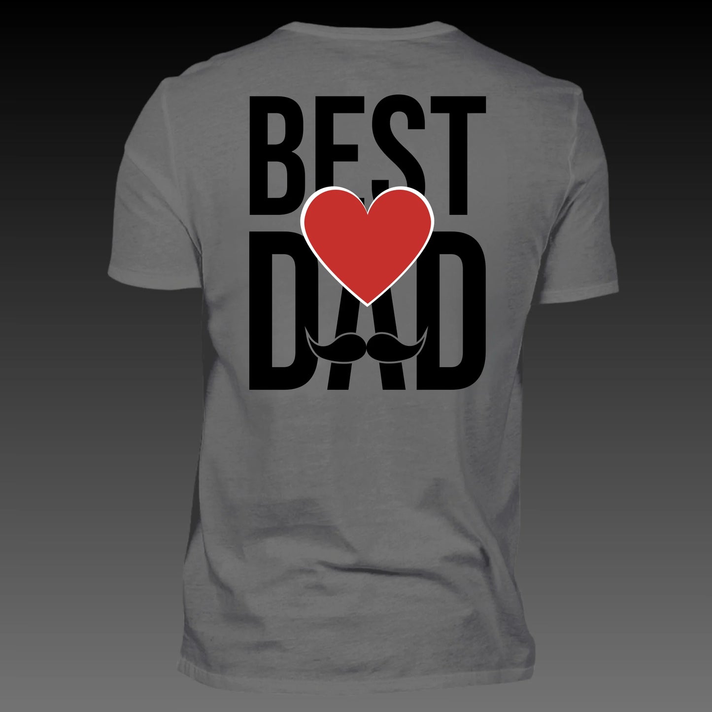 dark grey solid back