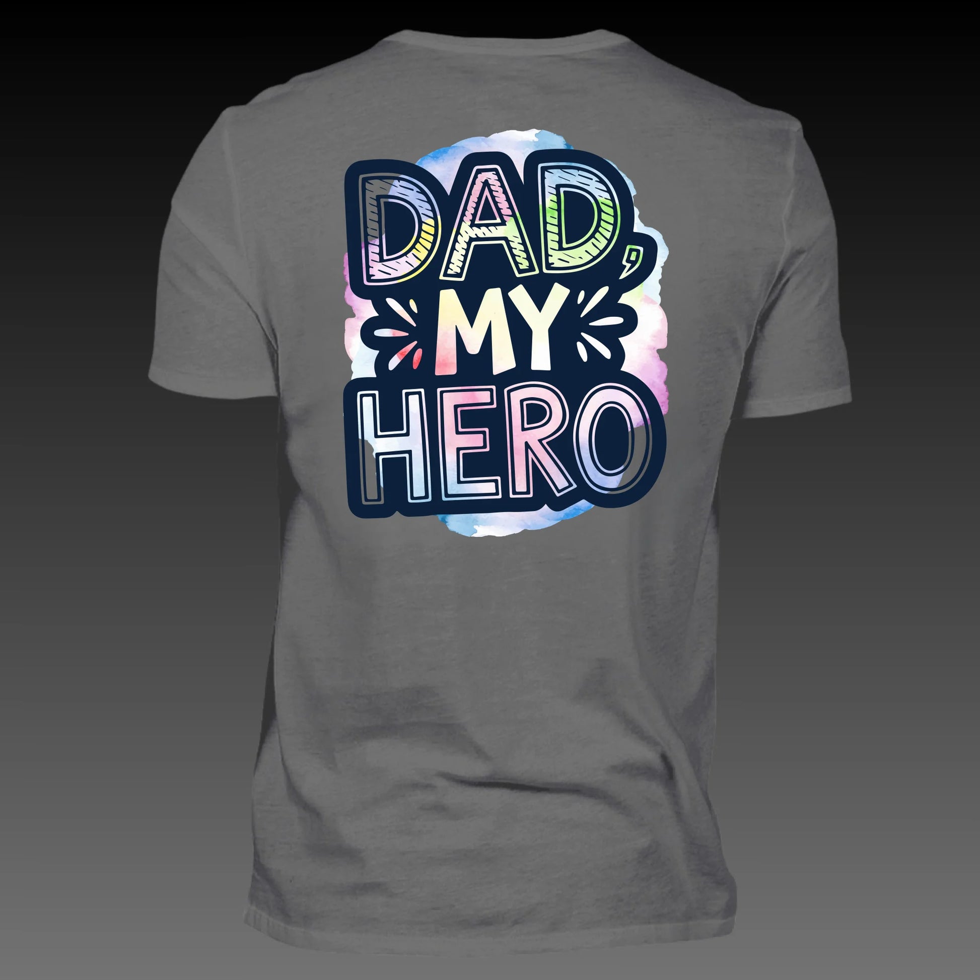 dark grey solid back