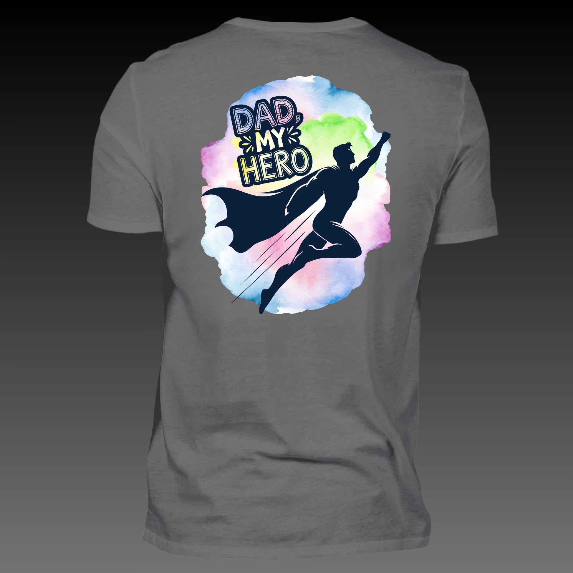 dark grey solid back