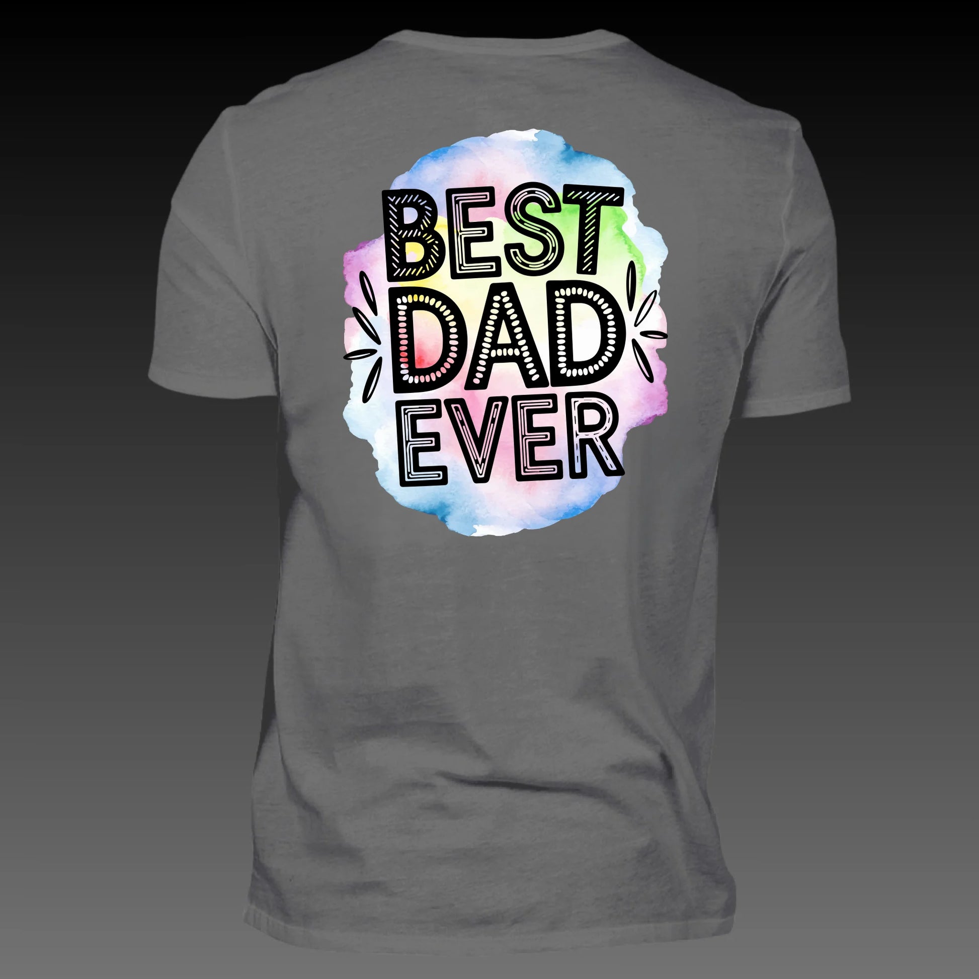 dark grey solid back