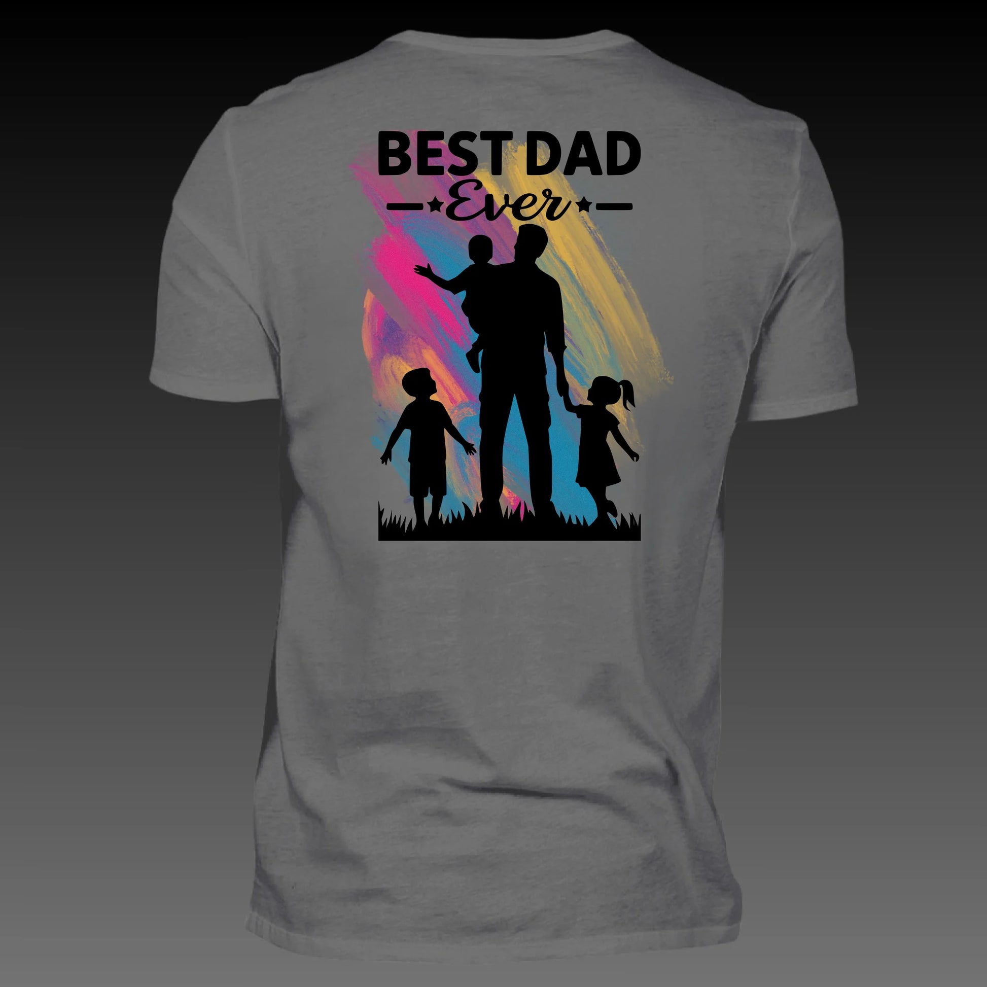 dark grey solid back