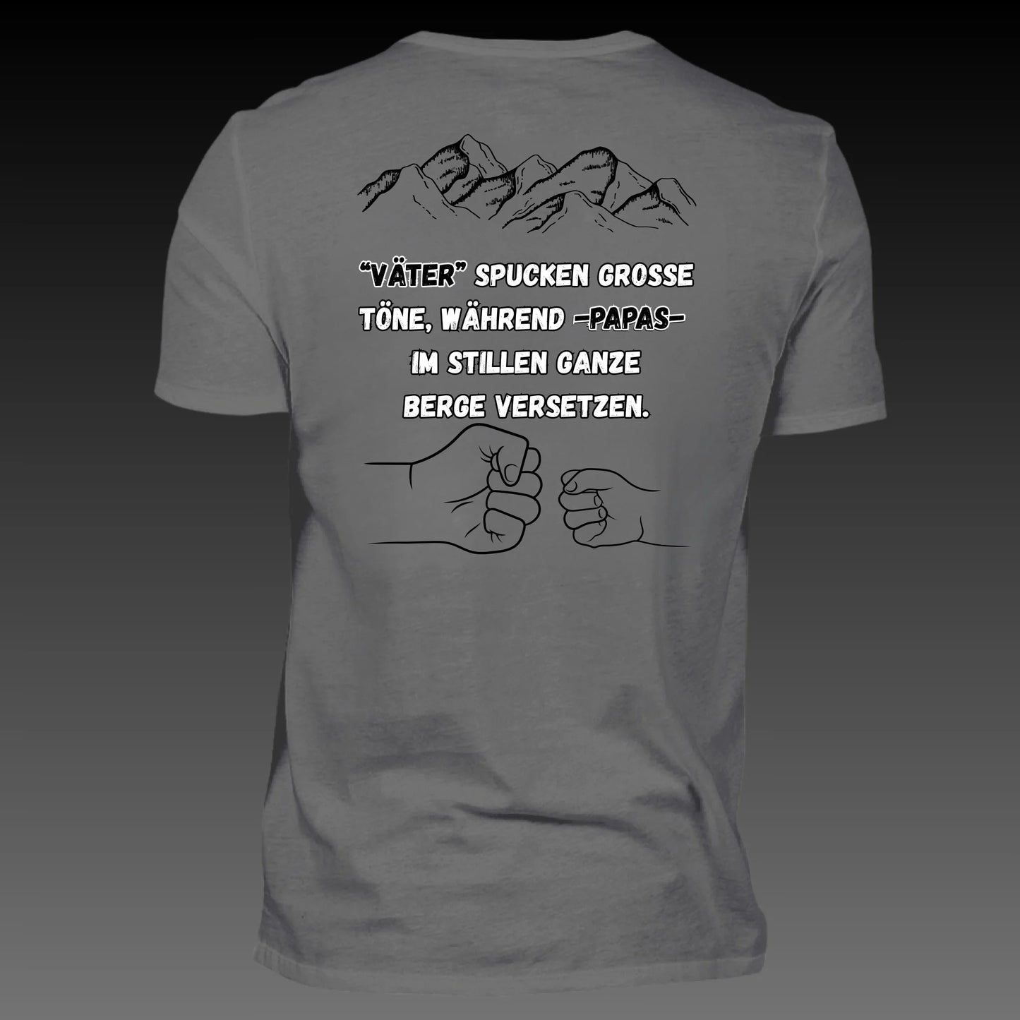 dark grey solid back