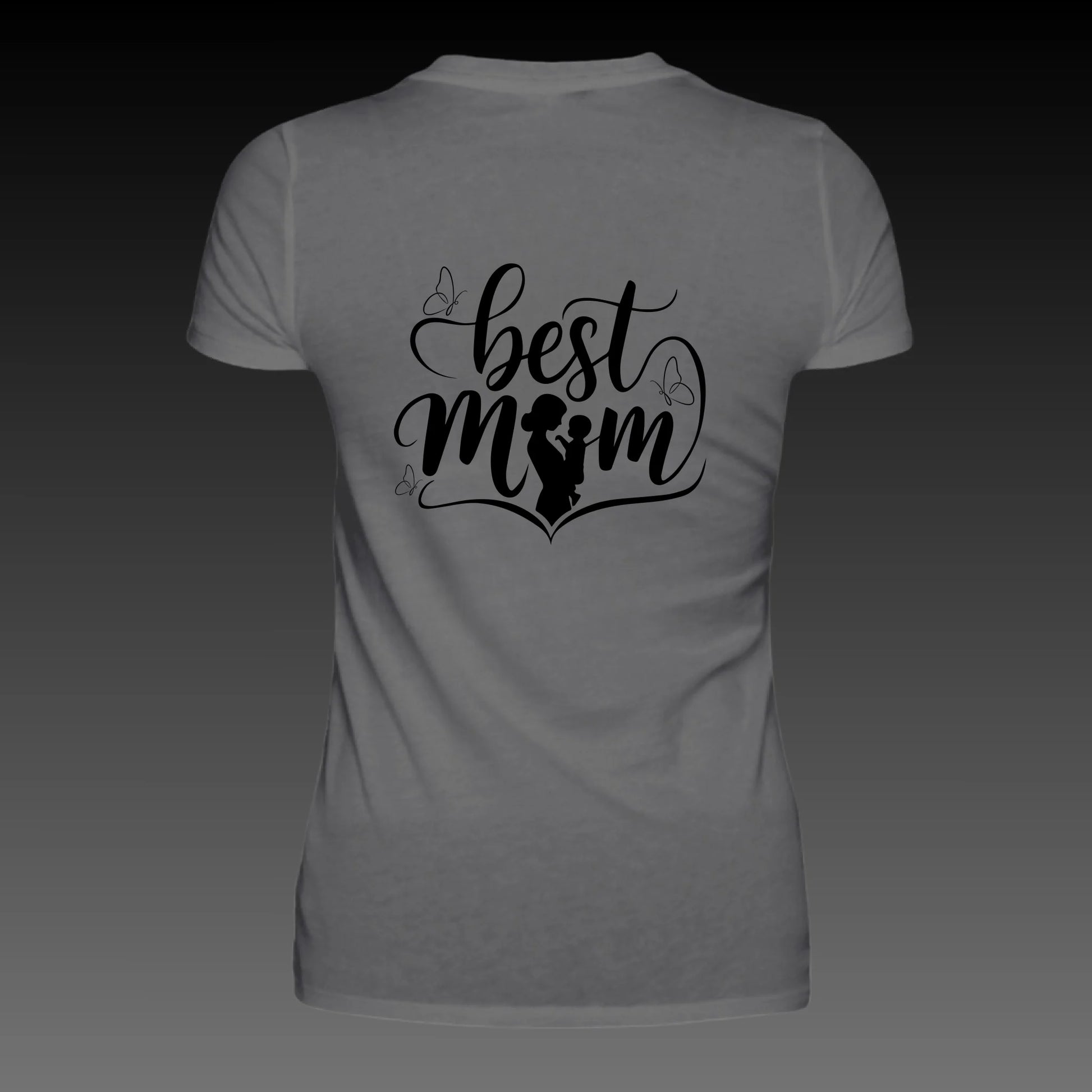 dark grey solid back