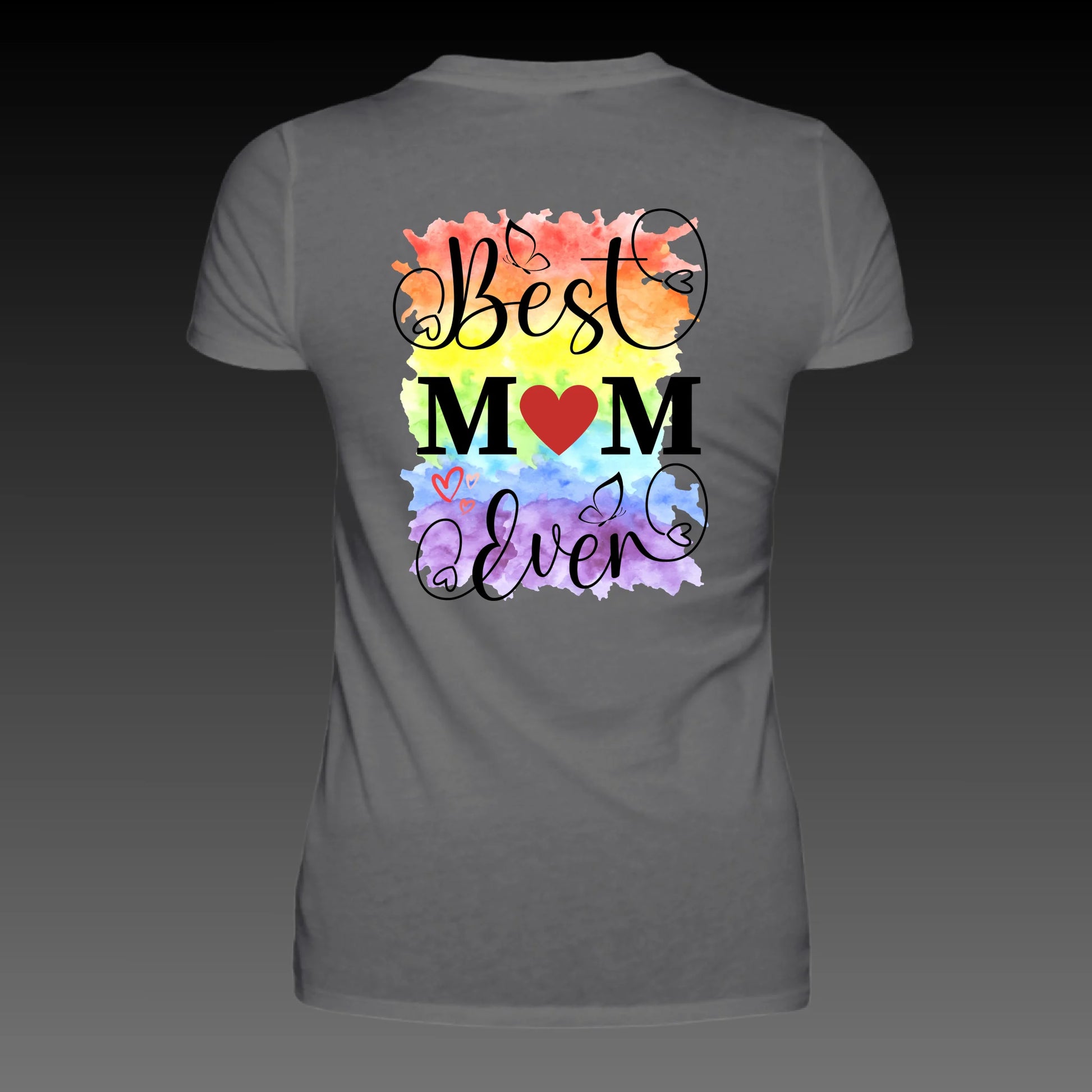 dark grey solid back