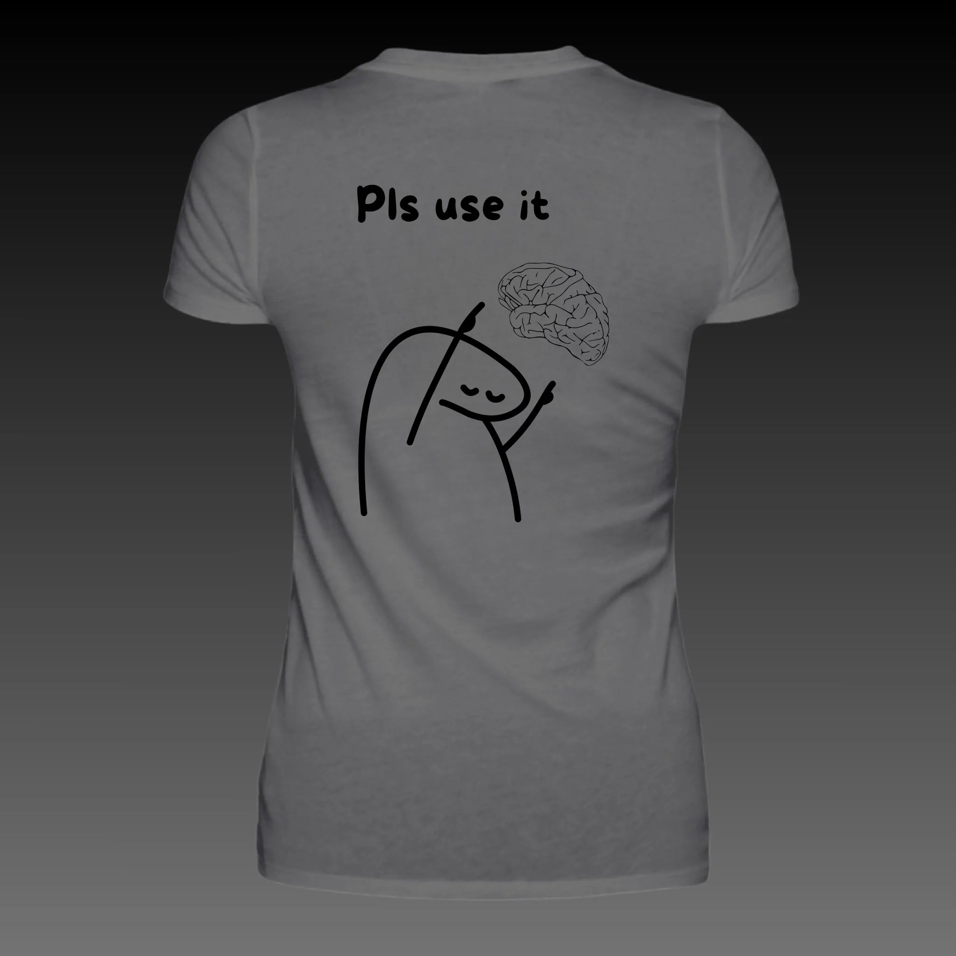 dark grey solid back