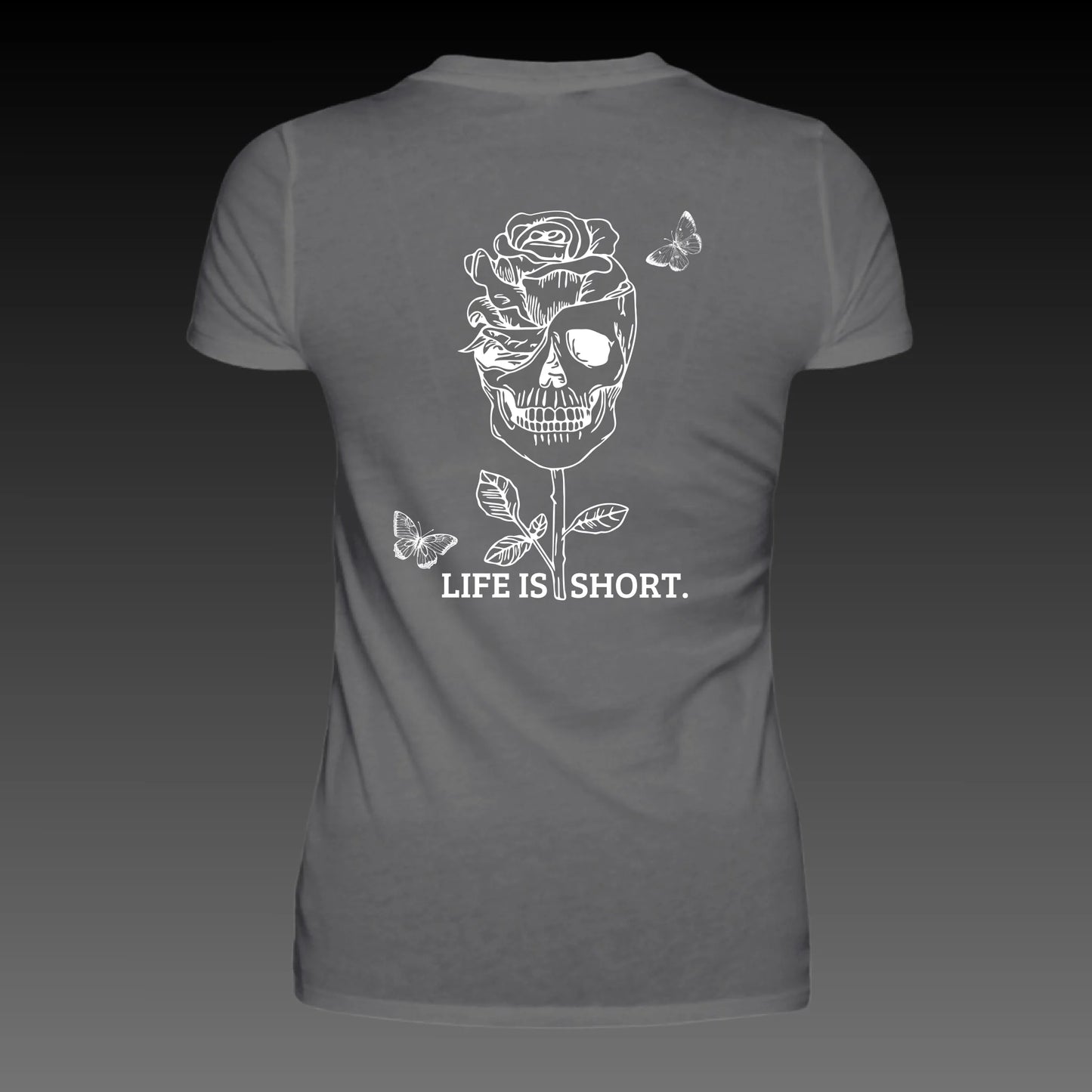 dark grey solid back