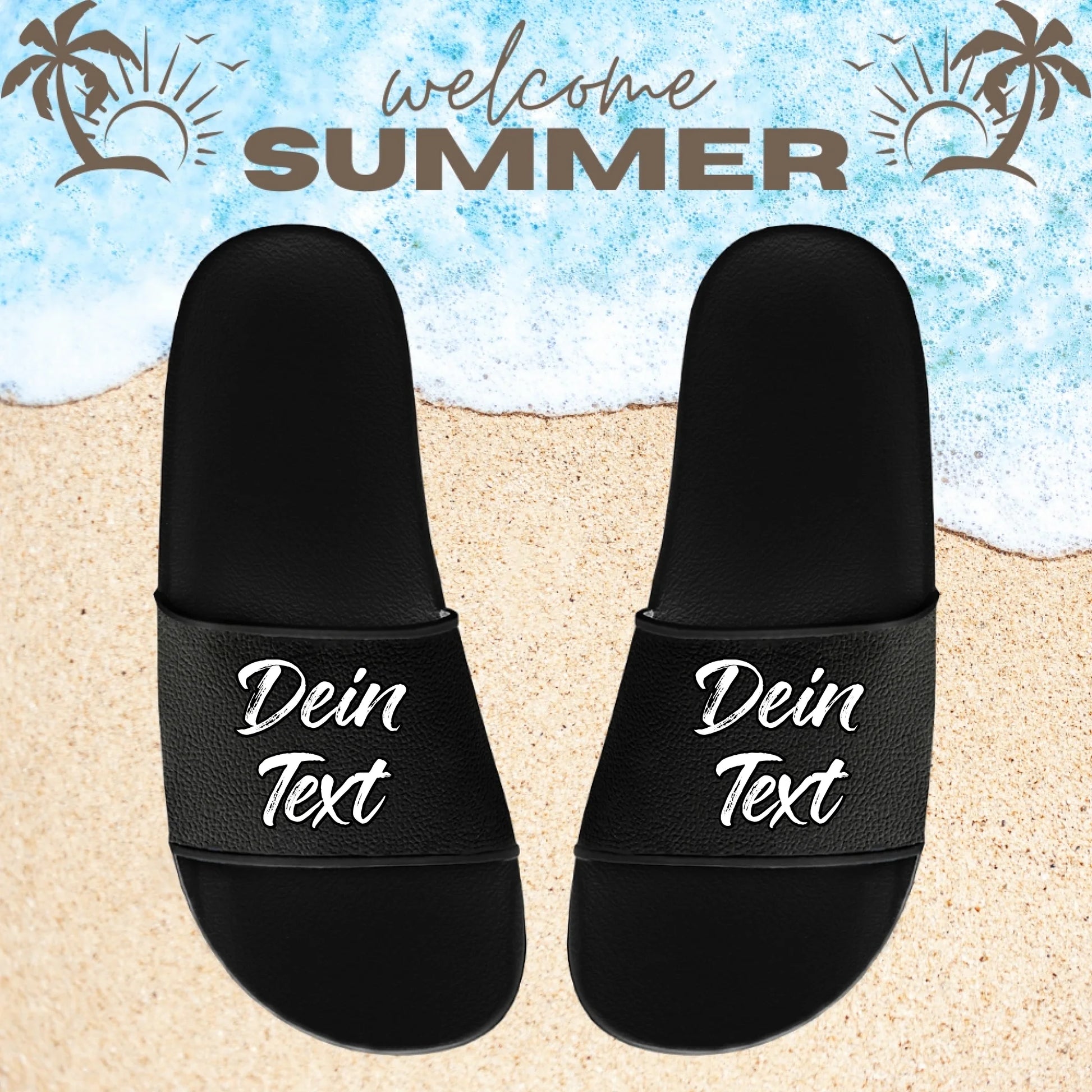 Badelatschen Schwarz1