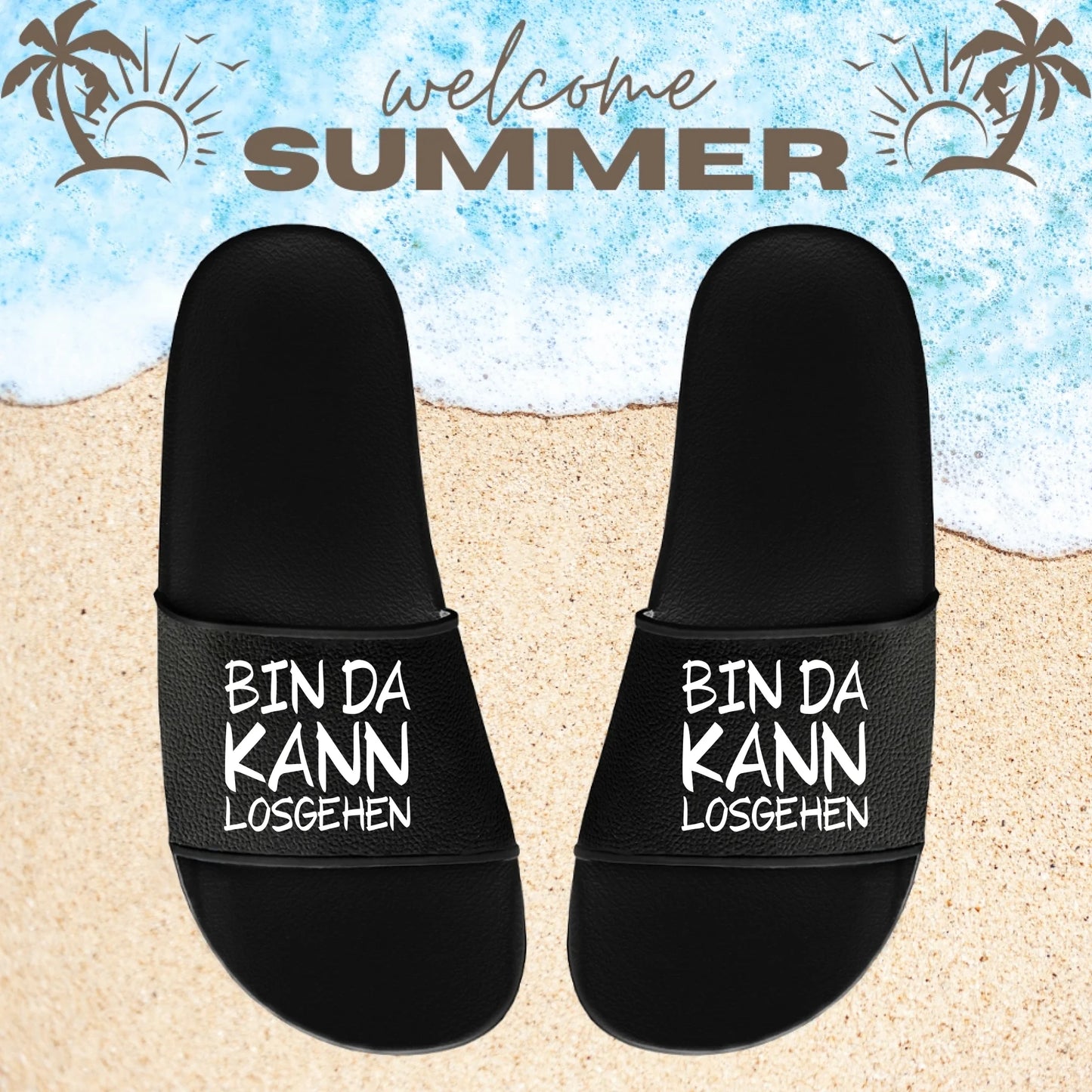 Badelatschen Schwarz1