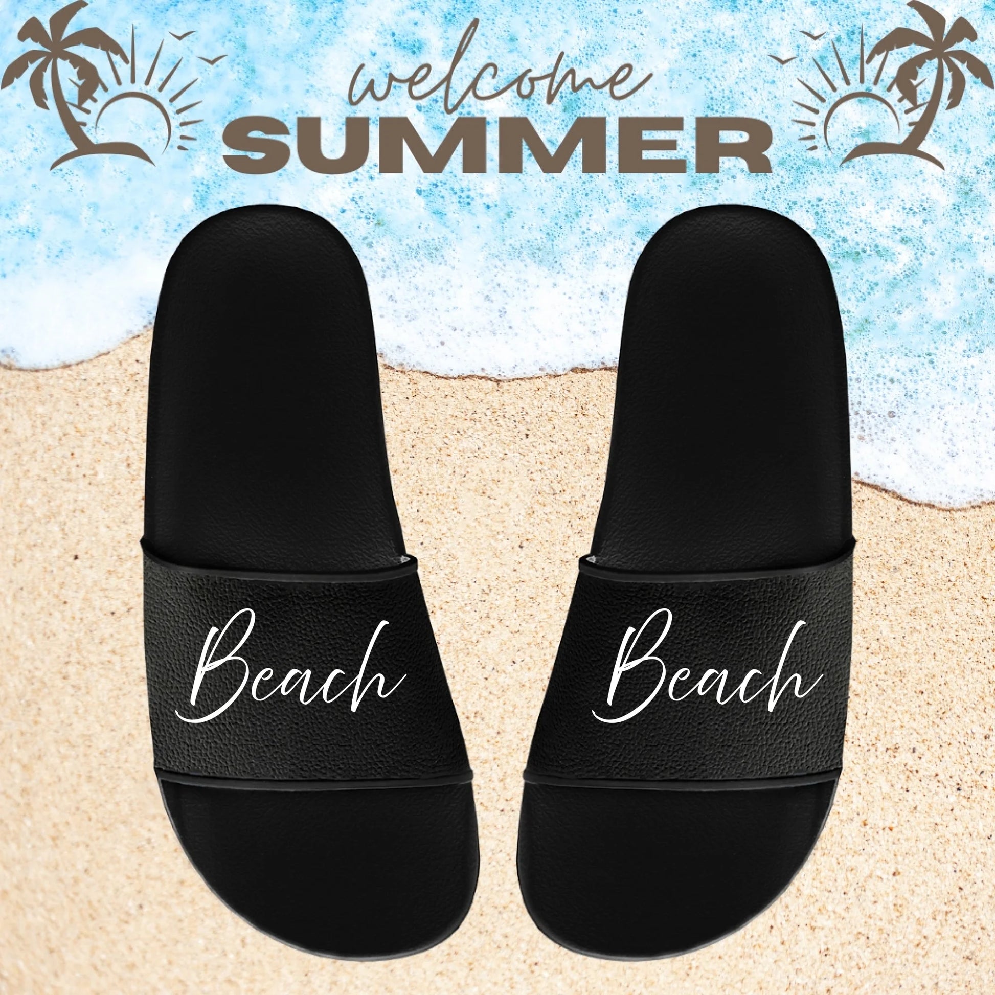 Badelatschen Schwarz1