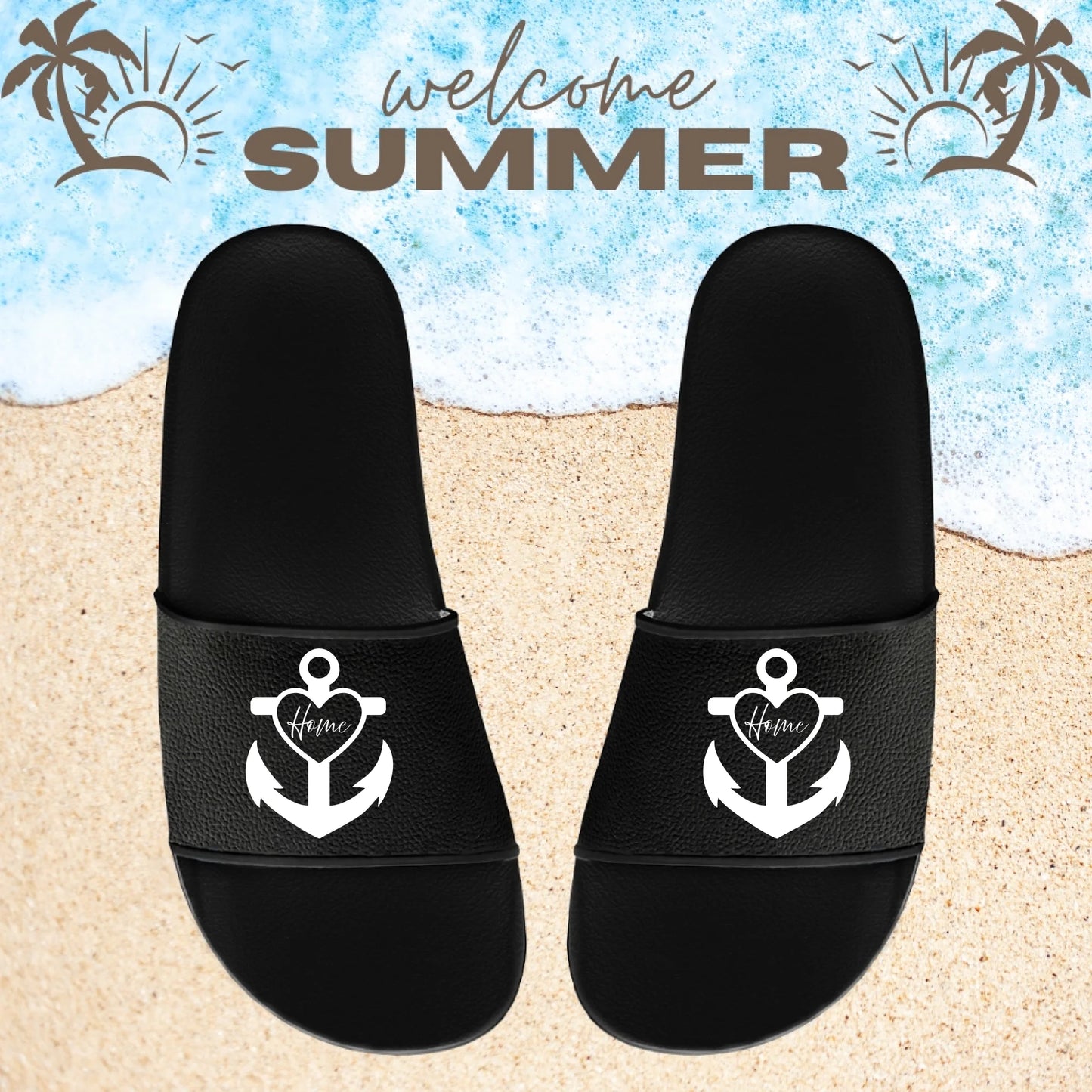 Badelatschen Schwarz1