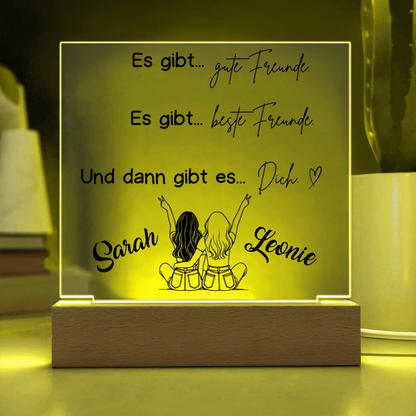 Acrylic Square with LED Base 13