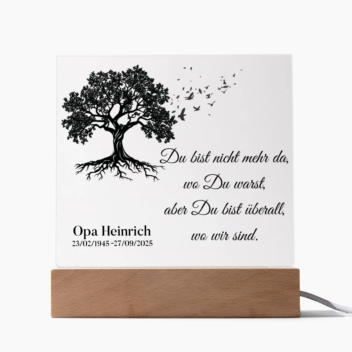 Acrylic Square LED 1