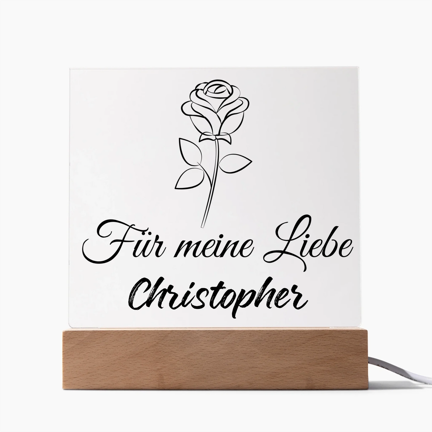 Acrylic Square LED 1