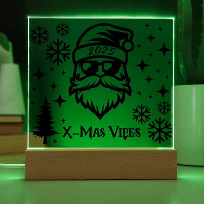 Acrylic Square with LED Base 7