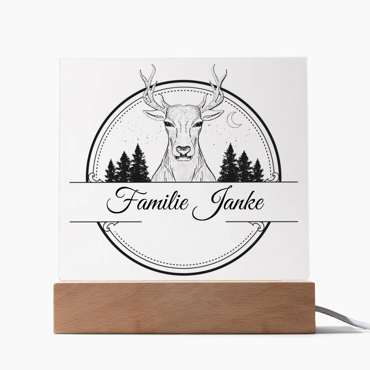 Acrylic Square LED 1