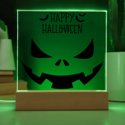 Acrylic Square with LED Base 7