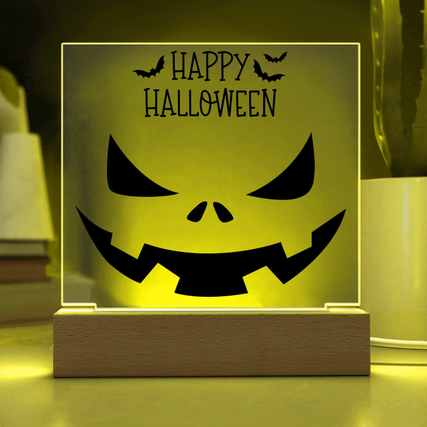 Acrylic Square with LED Base 13