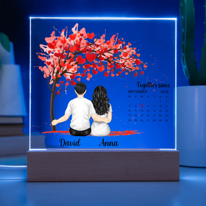 Acrylic Square LED 6