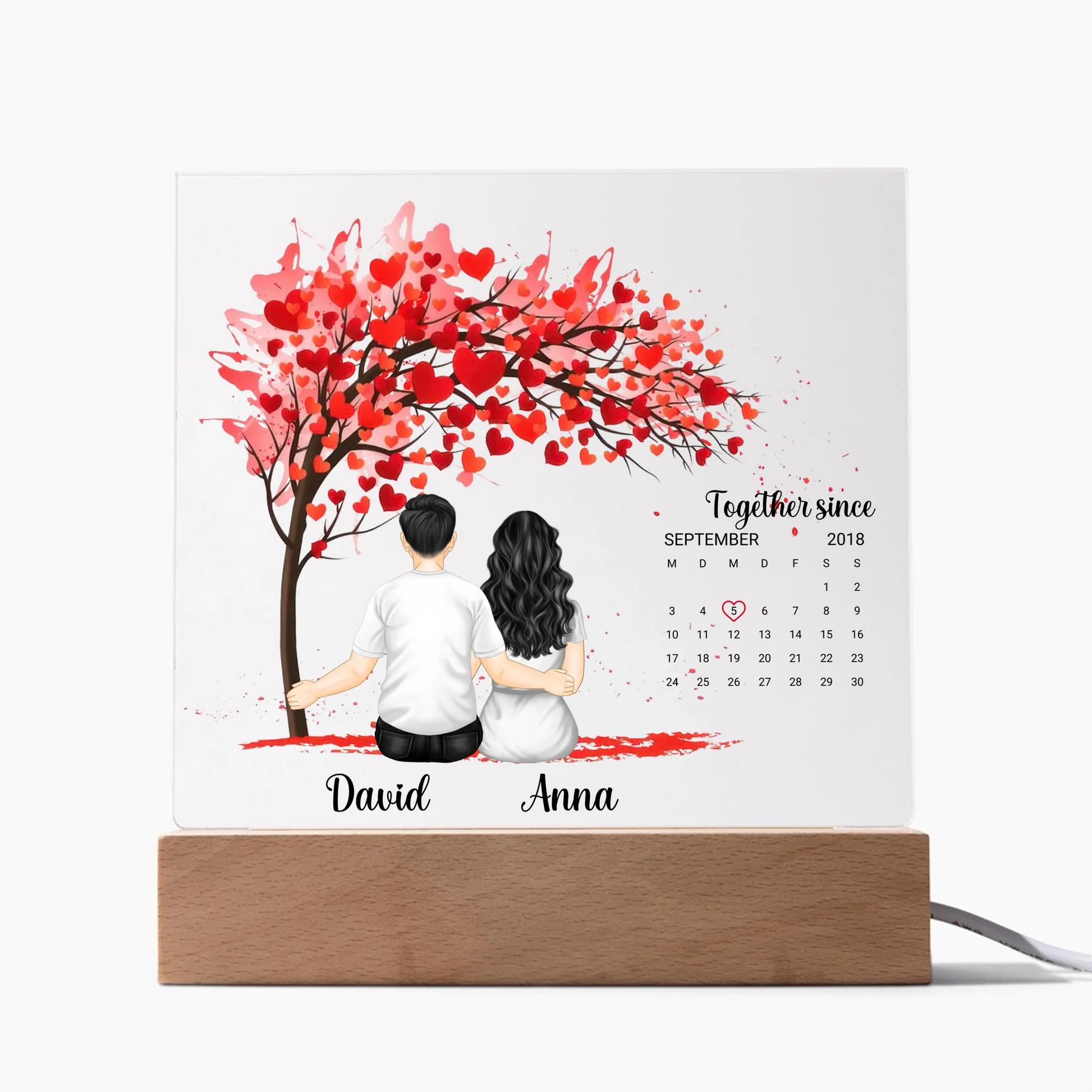 Acrylic Square LED 1