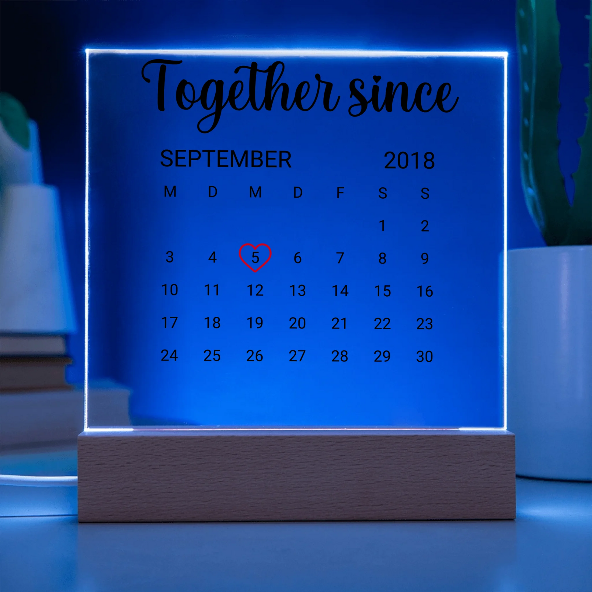 Acrylic Square LED 6