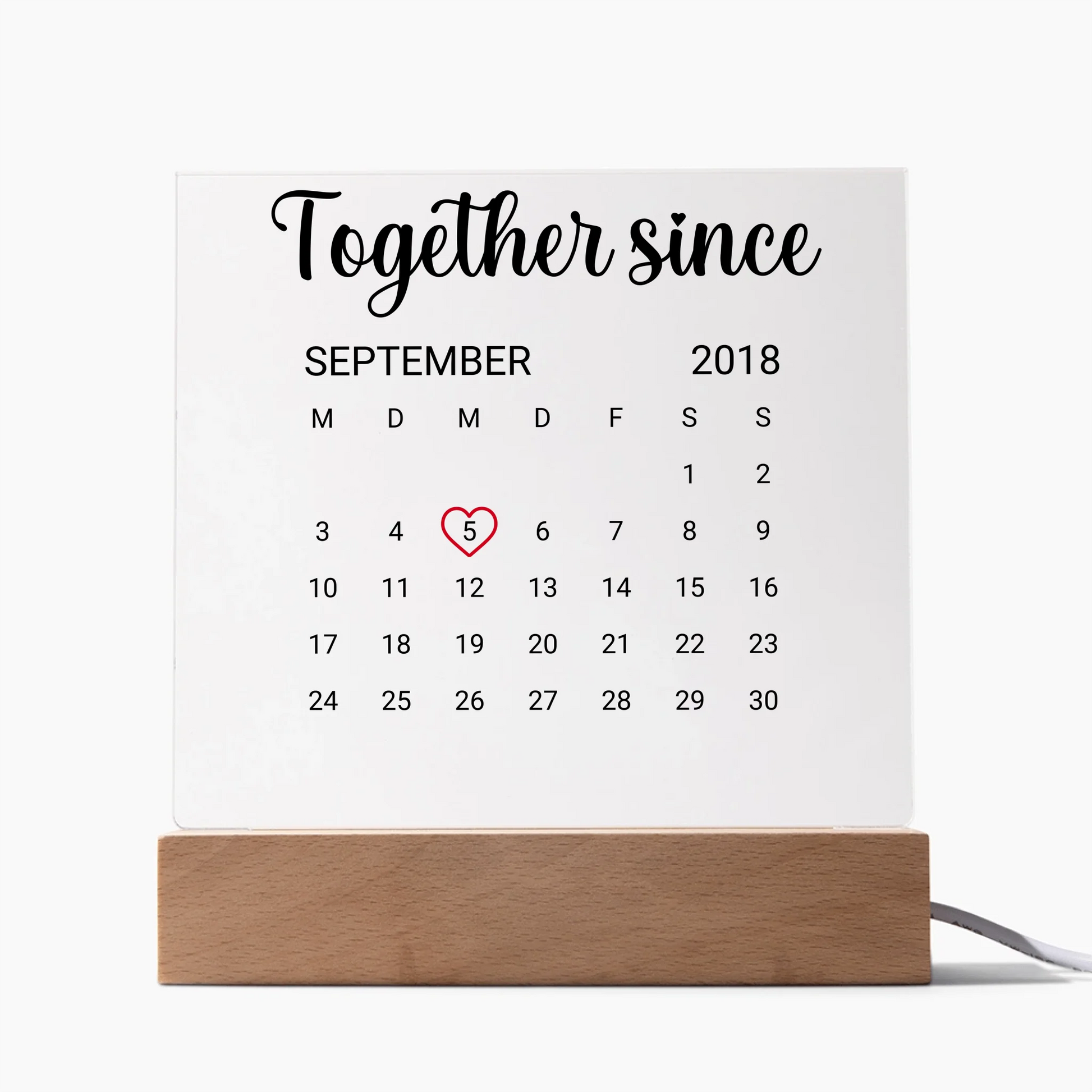 Acrylic Square LED 1