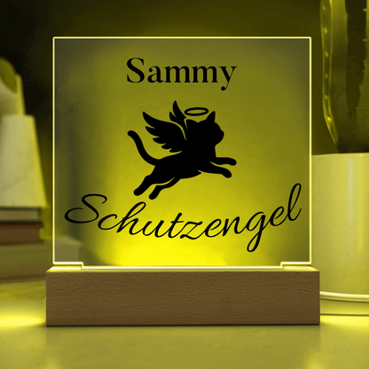 Acrylic Square with LED Base 13