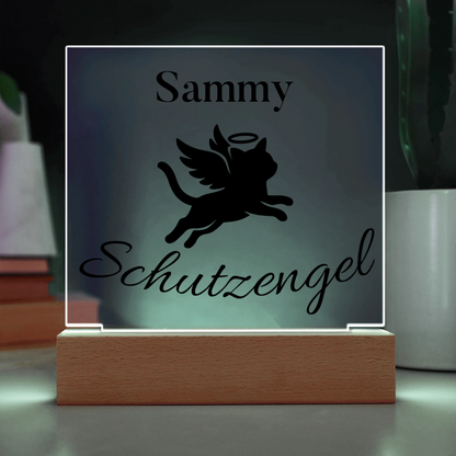 Acrylic Square with LED Base 9