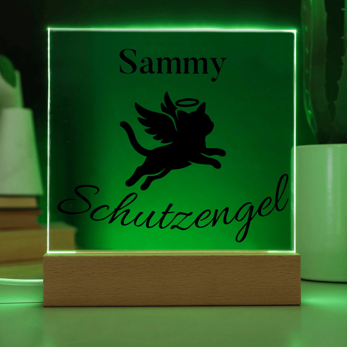 Acrylic Square with LED Base 7