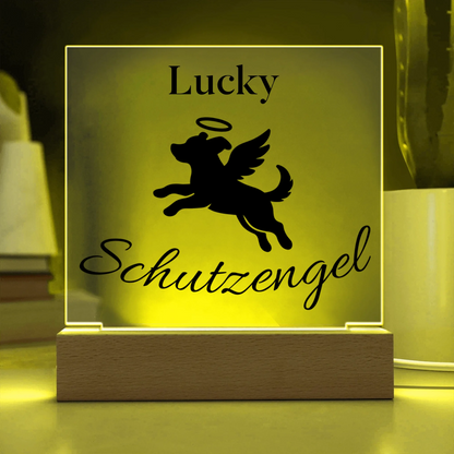 Acrylic Square with LED Base 13