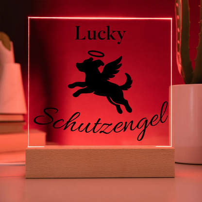 Acrylic Square with LED Base 9