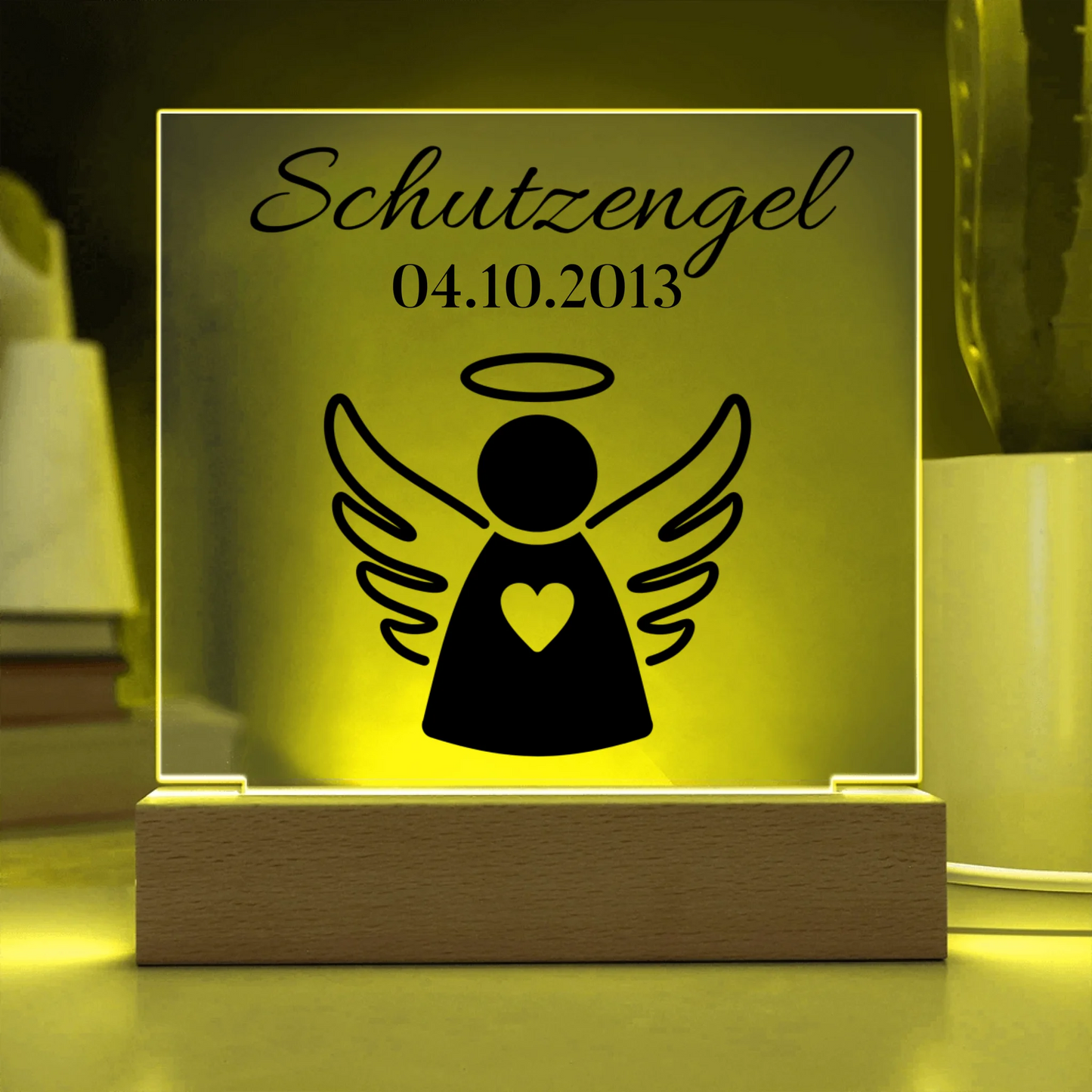 Acrylic Square with LED Base 13