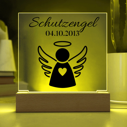 Acrylic Square with LED Base 13