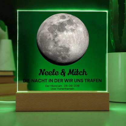 Acrylic Square with LED Base 7