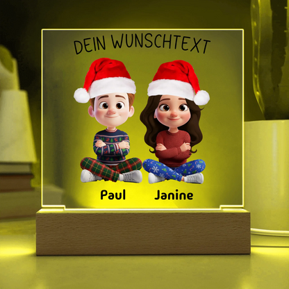 Acrylic Square with LED Base 13