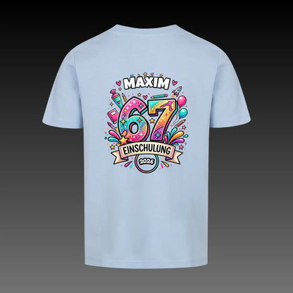 sky blue back