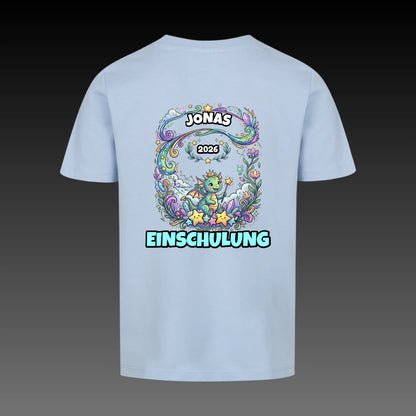 sky blue back
