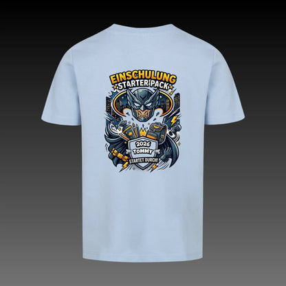 sky blue back