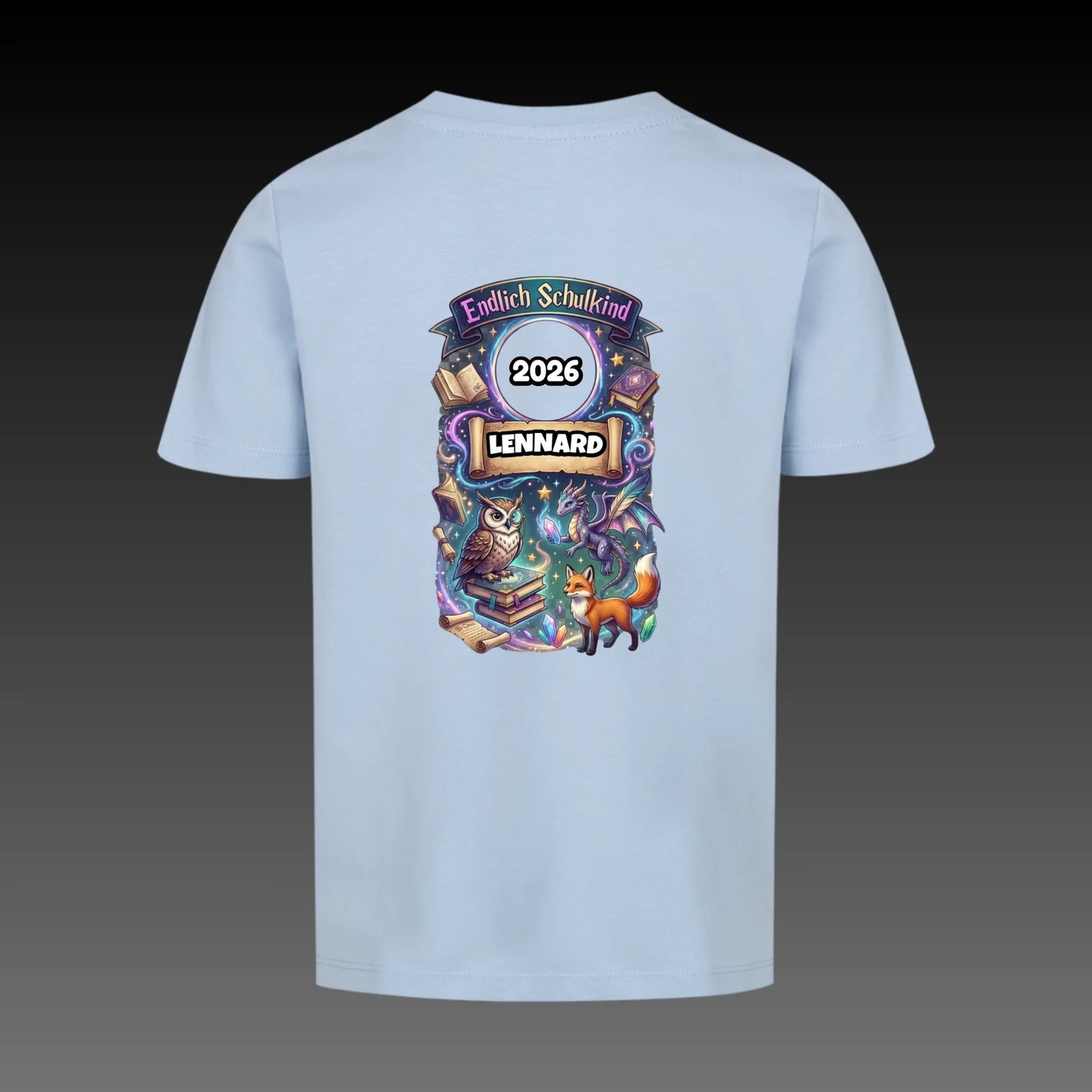 sky blue back