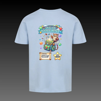 sky blue back