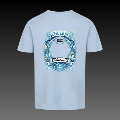 sky blue back