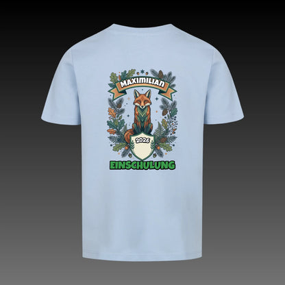 sky blue back