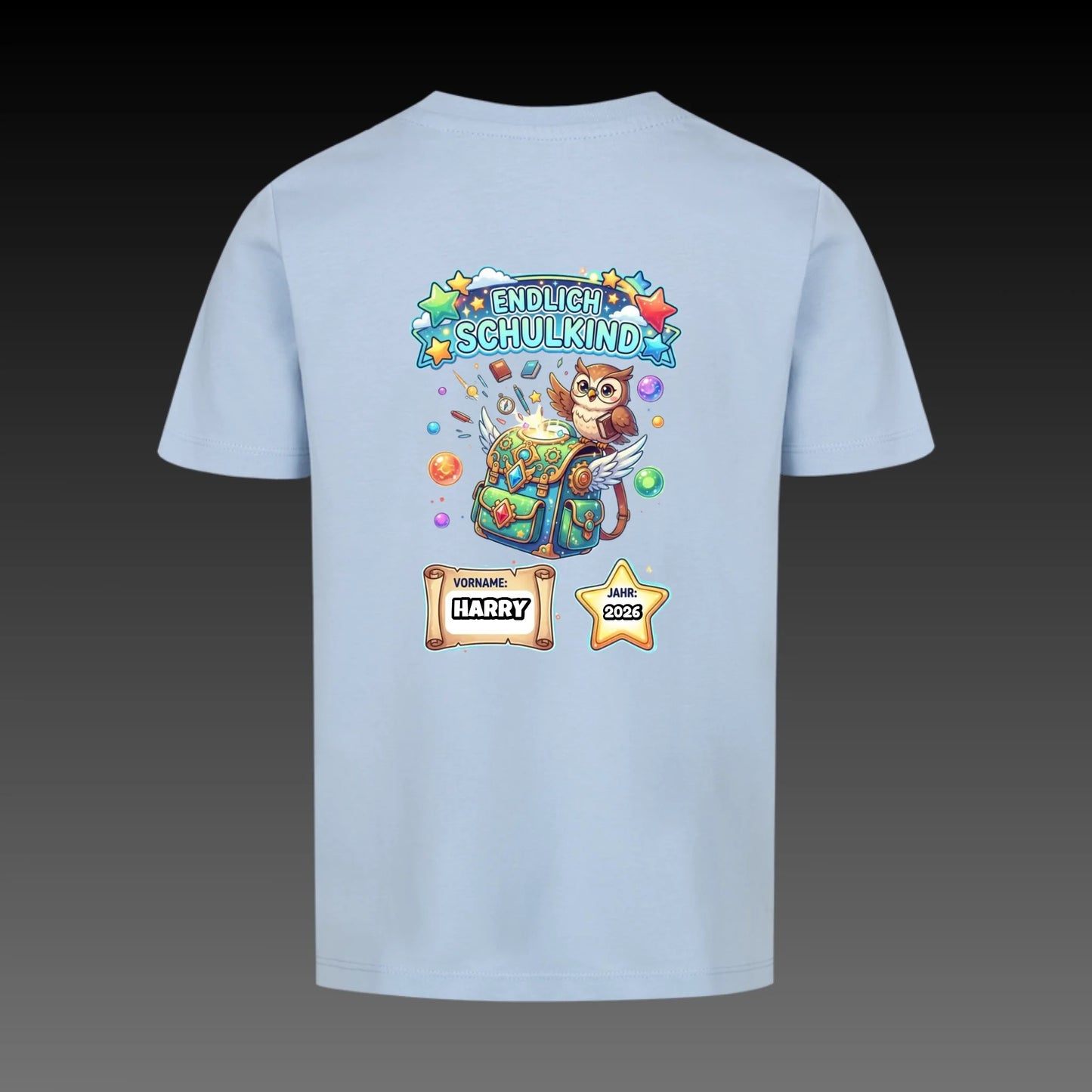 sky blue back