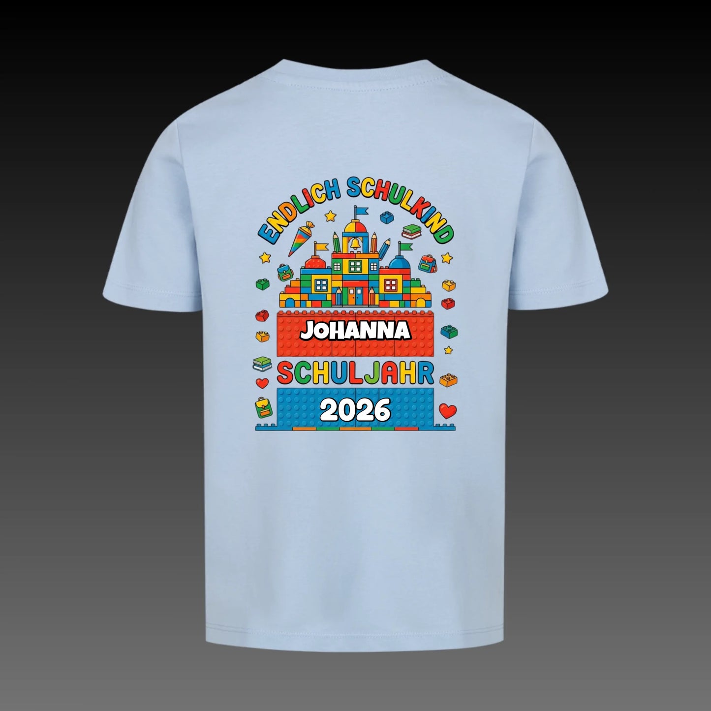 sky blue back
